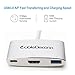 CableDeconn FBA_F0501 Type C Adapter, USB 3.1 Hub (USB-C & Thunderbolt 3 Port Compatible) to USB 3.0/HDMI/Type C Female Charger Adapter Converter for New MacBook, Google Chromebook Pixel
