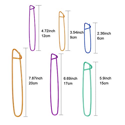 1 Knitting+Holders+Crochet+Aluminum+Locking