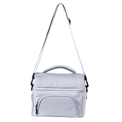 image for Bentgo Lunch Bag (Gray) - Insulated Lunch Tote for Work and School wit