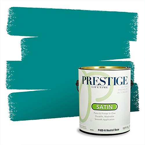 PRESTIGE Paints Interior Paint and Primer In One, 1-Gallon, Satin, Comparable M…