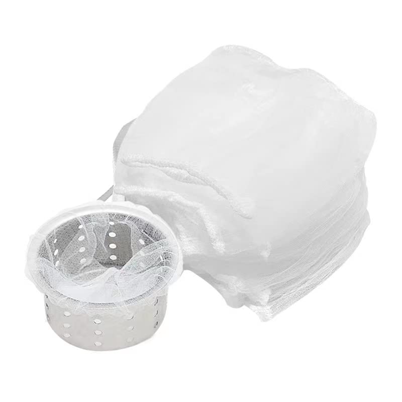 100PCS Sink Filter Strainer, Anti-Clogging Sink Drainer Mesh, Disposable Sink Filter Bag, Kithen Sink Drain Filter, Elastic Leftovers Garbage Rubbish Net Bag Filter, Kitchen Sink Accessories