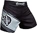 Hayabusa Kickboxing Shorts, Black/Grey, 32