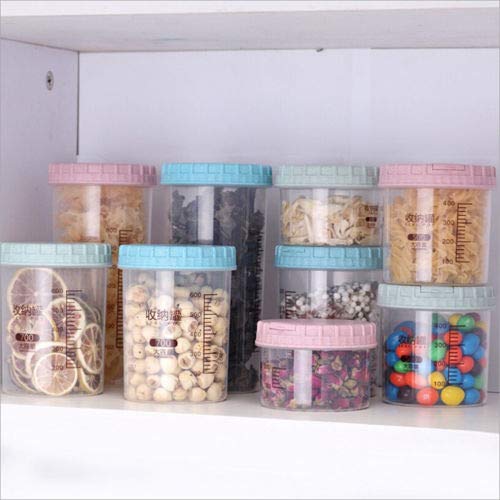 2018 Plastic Food Cereal Grain Bean Rice Storage Box Container Cases 300 1800ml - Storage Bottles Jars - Thumbnail 2