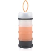 Accmor Baby Formula Dispenser On The Go, Stackable Formula Dispenser Formula Container to Go, Non-Spill Portable Milk Powder Kids Snack Storage Container, BPA Free
