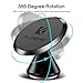 Magnetic Phone Car Mount Adhesive - FLOVEME 360° Rotate Magnet Cell Phone Holder for Car Panel Dashboard Hands Free Magnetic Phone Mount Compatible for iPhone Samsung and Most Mobile Phones (Black)