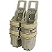 Loglife Tactical Magazine Pouch Bag Portable Fast Mag Pouch FOR Pistol Double Stack 9mm Molle Strike System Small Nylon Bag