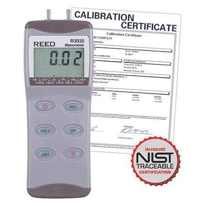 Digital Manometer Gauge Differential 30psi With Nist