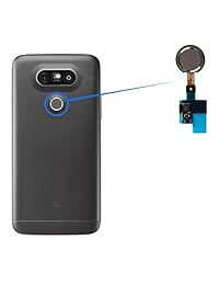 Botón de Inicio Sensor de huellas dactilares MMOBIEL para LG G5 () con cable flex incluye 2 x destornillador para fácil instalación, Negro Gris