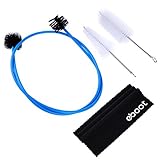 eBoot Trumpet Maintenance Cleaning Kit Mouthpiece Brush Valve Brush Flexible Brush with Cleaning Cloth