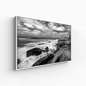 Canvas Wall Art for Living Room, Bedroom Monochrome Landscape Framed Canvas Prints for Home Decoration Ready to Hang - 16x24 inches
