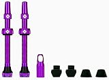 Muc-Off Tubeless Valves V2 7075 Aluminium Purple 44mm Presta Valve