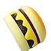 PURAMI Eric Jumbo Slow Rising Banana Hamburger Squishy Squeeze Toy for Collection Birthday Gift,Decorative Props