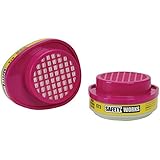Safety Works SWX00325 Multi-Purpose Respirator Replacement Cartridges, Ov/AG/P100