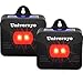 Univerayo Deer Repellent Devices Solar Powered Deer Repeller Scares Night Animals Deterrent Light Solar Predator Control Light Coyote Deterrent for Garden - Upgraded Version - 2 Pack