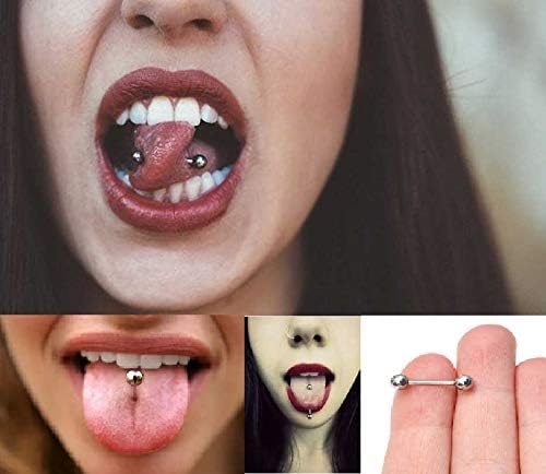 LAURITAMI Tongue Bars Piercing Replacement Balls 5mm Surgical Steel Straight Barbells 12/14/16mm 14G Nipple Piercing Jewellery - Image 4