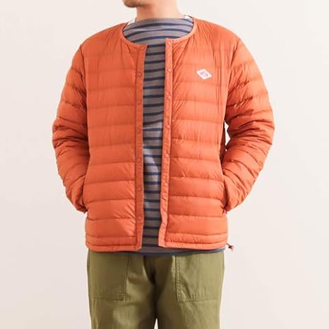 Amazon ダントン Danton メンズ インナーダウンジャケット Jd 8751 パーシモン 057 コート ジャケット 通販