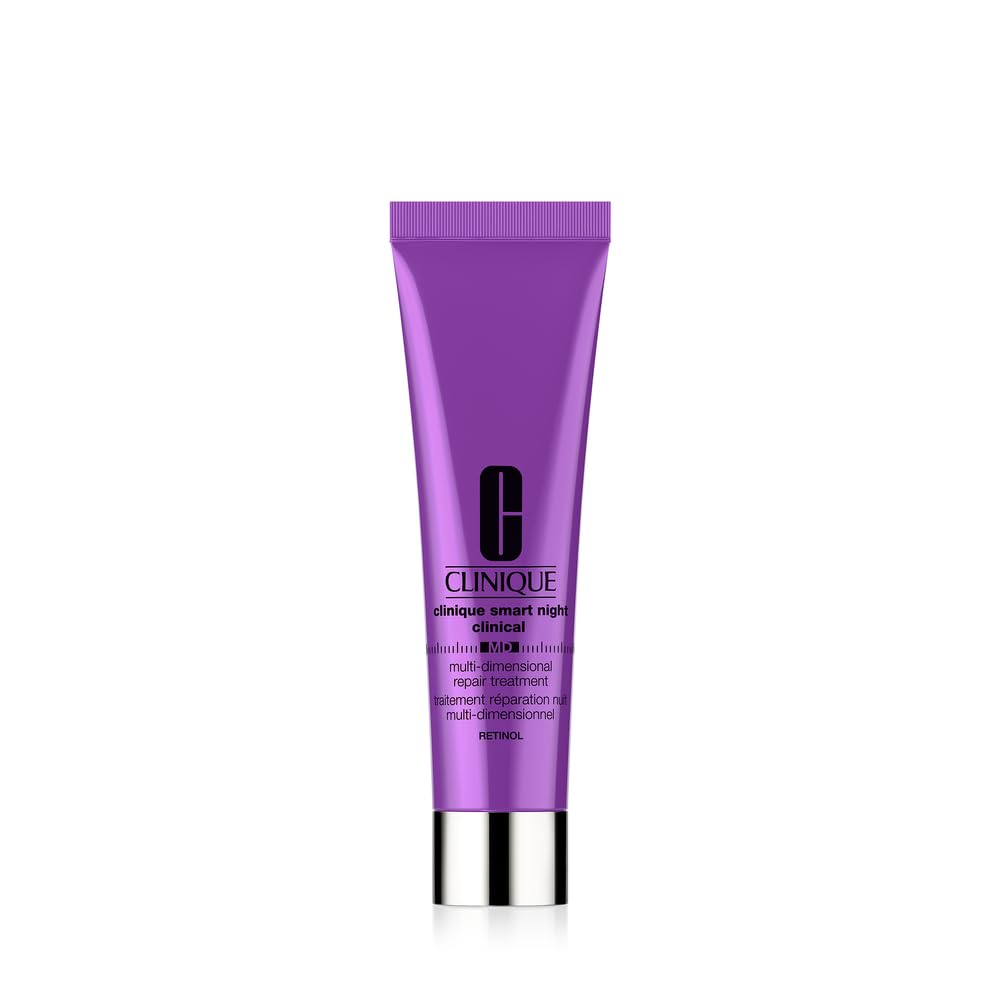Clinique Smart Night Clinical MD Multi-Dimensional Repair Treatment Retinol With Vitamin C, Salicylic Acid + Peptides | Anti-Aging + Hydrating, 1 Fl Oz