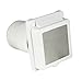 Marinco 6353EL-B Marine 4-Wire Standard Poly Locking Power Inlet with Rear Safety Enclosure (50-Amp, 125/250-Volt, Male, White)