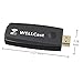 HDMI WiFi Miracast Dongle Adapter Receiver Mirroring Streaming the Video Audio Picture from iPhone iPad iOS 6.0 above Andorid 5.0 above devices to HDTV and Projector (with HDMI Extension Cable)