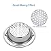 2PCS Upgrade Stainless-Steel Kitchen Sink Strainer (Hand-Held), Premium Drain Filter Strainer, Large Wide Rim 4.33