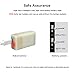 Delipow 9V Lithium ion USB Rechargeable Battery, High Capacity 650mAh USB Rechargeable 9V Battery, 1.5 H Fast Charge, 800 Cycle with Micro USB Cable, 2-Pack