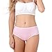 TEERFU 5Pack Womens Brief Soft Underwear Breathable Panties 5Colors X-Large