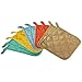 Lobyn Value Packs Potholders 10 Each Seashore Multi Beach Themed Colors