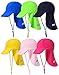 VAENAIT BABY Infant & Kids Boys Sun protection Sporty Flap Swim hat UV UPF 50+ Flap Cap Blue L