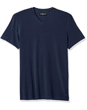 Men's Cotton Spandex V-Neck