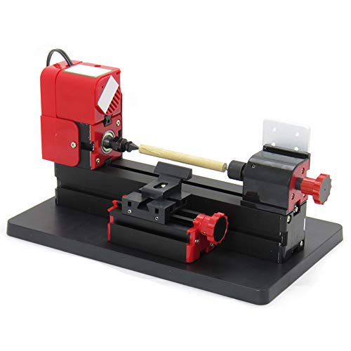 Mini Multipurpose Lathe Machine 6 In 1 Jigsaw Milling Lathe Drilling Machine DIY Tool Kit Wood Metal Lathe Milling Drilling