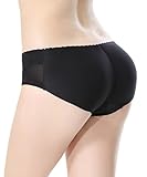 Everbellus Women's Padded Seamless Butt Hip Enhancer Panties Boy Shorts