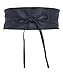 Self Tie Waist Band Belt (14987-NVY-OS),Navy (14987),One Size
