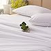 SONORO KATE Bed Sheet Set Super Soft Microfiber 1800 Thread Count Luxury Egyptian Sheets 18-Inch Deep Pocket Wrinkle and Hypoallergenic-4 Piece(California King White)