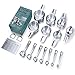 Measuring Cups and Spoons Set 304 Stainless Steel, Umite Chef 7 PCS Heavy Metal Cups,7 Round Spoons with Handle, 1 Magnetic Measurement Conversion Chart, for Dry or Liquid Ingredient Tsp/ML