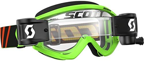 Scott Sports Unisex- Adult Goggles (Black/Green, Adult)