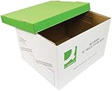 Q-Connect MegaStore Box Pack of 10 Green White 383 x 430 x 295 mm view 2
