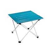 Outry Lightweight Aluminum Folding Table, Portable Camp Table, Outdoor Picnic Camping Backpacking Beach Patio Collapsible Foldable Table