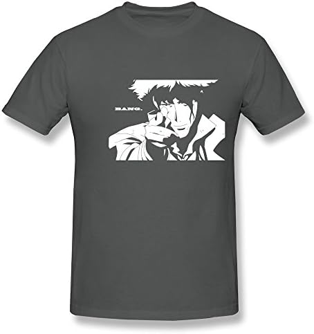 Orhowo Men's Spike Spiegel Cowboy Bebop T-shirt - XL DeepHeather