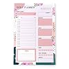 Daily Planner Notepad with 80 Undated Tear-Off Pages 6x9in, Daily to Do List, Daily Schedule Notepad, Fitness Planner…