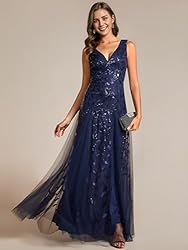 Ever-Pretty Women's Sexy Sleeveless V-Neck Evening