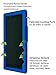 Bobj Rugged Case for Lenovo Tab 4 8 inch only TB-8504F or TB-8504X (NOT for TB-8304F or Plus Model TB-8704) - BobjGear Custom Fit - Patented Venting - BobjBounces Kid Friendly (Batfish Blue)