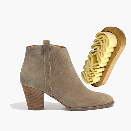 Suede Cleaning Brush for Shoes Boots Bags Purses Jackets Couches Nubuck Materials by Valentino Garemi