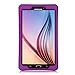 Fintie Silicone Case for Samsung Galaxy Tab A 8.0 2017 Model T380/T385, Light Weight Shock Proof Silicone Cover [Anti Slip] [Kids Friendly] for Galaxy Tab A 8.0 Inch SM-T380/T385 2017 Release, Purple