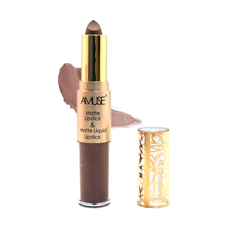 Photo 1 of 2 in 1 Matte Lipstick & Liquid Lipstick Duo by Amuse Cosmetics (12)