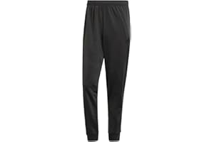 Adidas Mens Essentials Warm-up Tapered 3-Stripes Track Pants