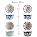 WiseWisenvoy Ramekins Ceramic Ramekin Porcelain Baking Cups Ramekins for Baking Ramiken Set