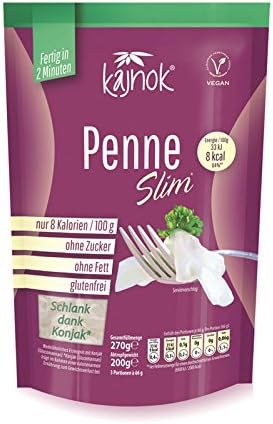 Kajnok Konjac Shirataki Penne Slim Low Carb Vegan 9.53oz