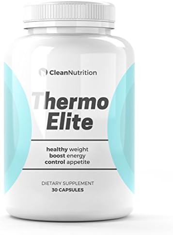 THERMO ELITE™: Fat Burner, Weight Loss Thermogenic, &amp; Appetite Suppression Formula - Vegetarian, Dairy &amp; Gluten Free - Made in USA (30-Day Supply)