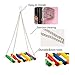 MEWTOGO 6 PCS Bird Swing Toys for Bird Cage - Bird Hammock +Hanging Bells+Rattan Balls+Parrot Chewing Toy+Beak Grinding Stone for Finch,Parakeets,Cockatiels,Conures and Love Birds