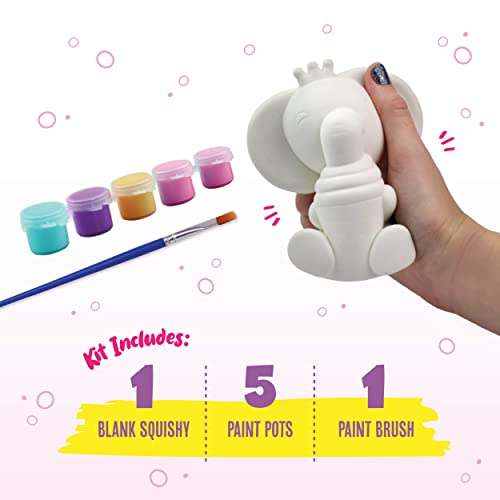 Elephant Paint Your Own Squishy Kit. Arts and Crafts for Kids and Girls